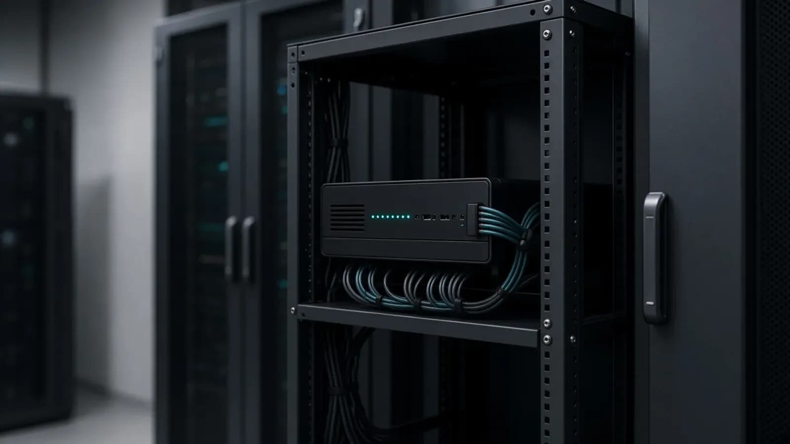 Local AI infrastructure: a compact server in a rack